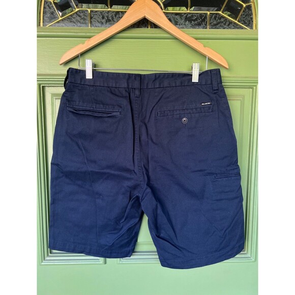 Billabong Carter Chino Shorts Flat Front 9" Inseam | Blue | Mens Size 32 - Picture 2 of 11